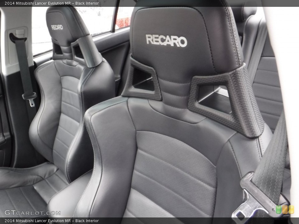 Black Interior Front Seat for the 2014 Mitsubishi Lancer Evolution MR #109483520