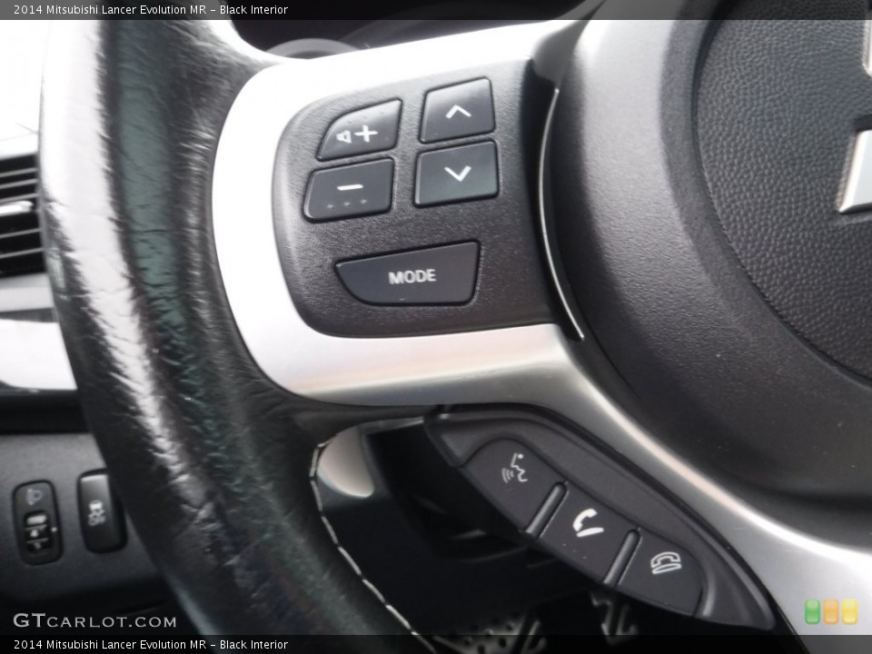 Black Interior Controls for the 2014 Mitsubishi Lancer Evolution MR #109483668
