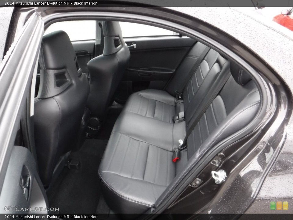 Black Interior Rear Seat for the 2014 Mitsubishi Lancer Evolution MR #109483685