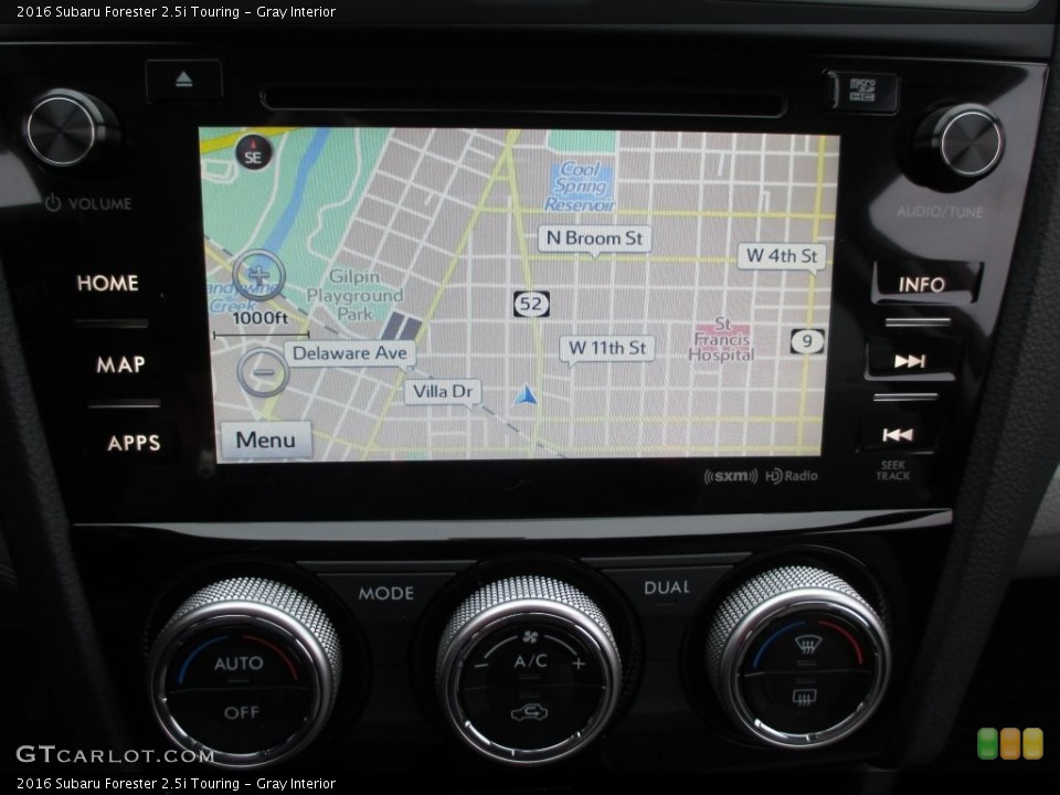 Gray Interior Navigation for the 2016 Subaru Forester 2.5i Touring #109486484