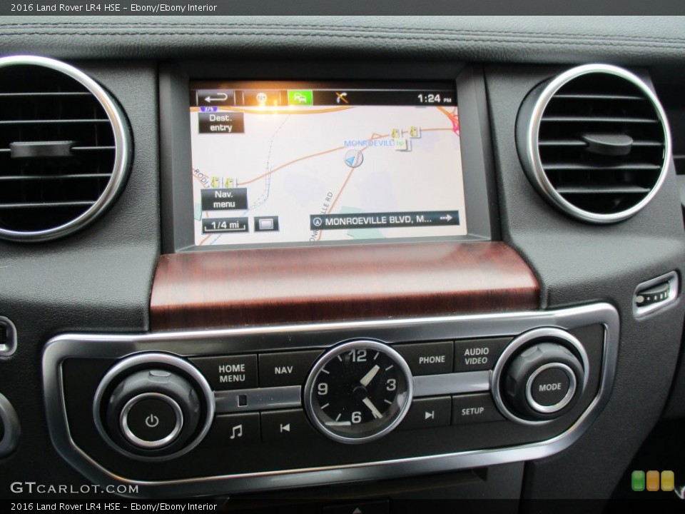 Ebony/Ebony Interior Navigation for the 2016 Land Rover LR4 HSE #109510503