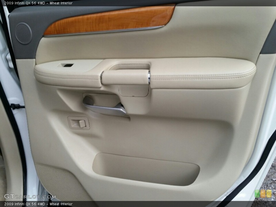 Wheat Interior Door Panel for the 2009 Infiniti QX 56 4WD #109519410
