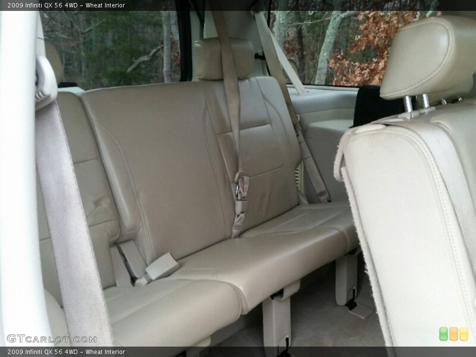 Wheat Interior Rear Seat for the 2009 Infiniti QX 56 4WD #109519480
