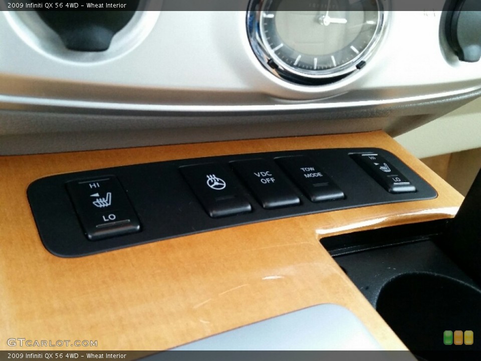 Wheat Interior Controls for the 2009 Infiniti QX 56 4WD #109519508