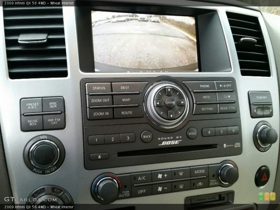 Wheat Interior Controls for the 2009 Infiniti QX 56 4WD #109519533