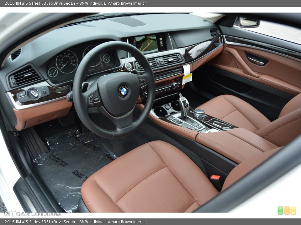 BMW Individual Amaro Brown Interior Prime Interior for the 2016 BMW 5 Series 535i xDrive Sedan #109521957