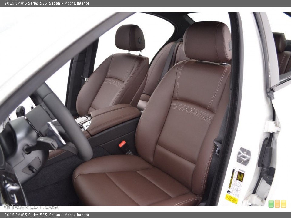 Mocha Interior Front Seat for the 2016 BMW 5 Series 535i Sedan #109522767