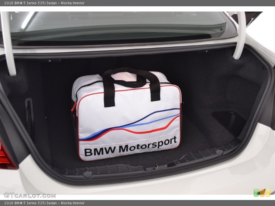 Mocha Interior Trunk for the 2016 BMW 5 Series 535i Sedan #109522794