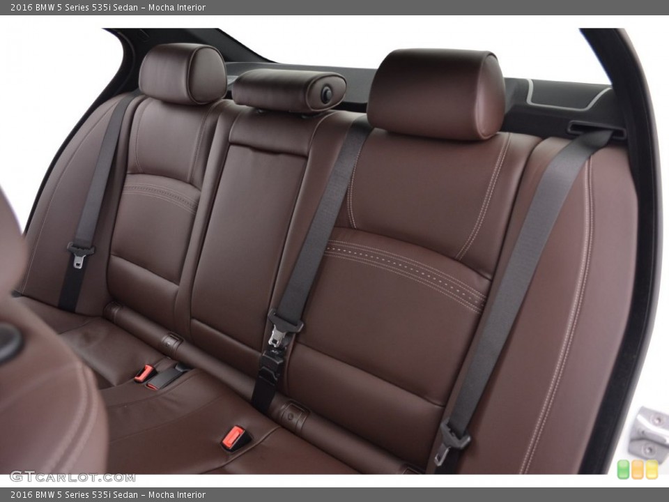 Mocha Interior Rear Seat for the 2016 BMW 5 Series 535i Sedan #109522920