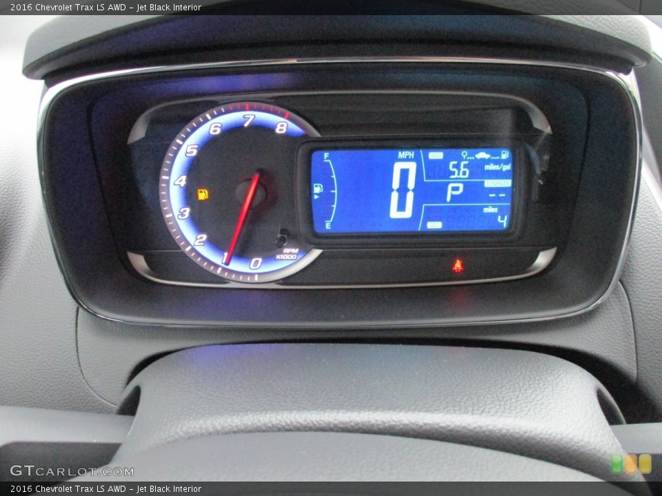 Jet Black Interior Gauges for the 2016 Chevrolet Trax LS AWD #109530576