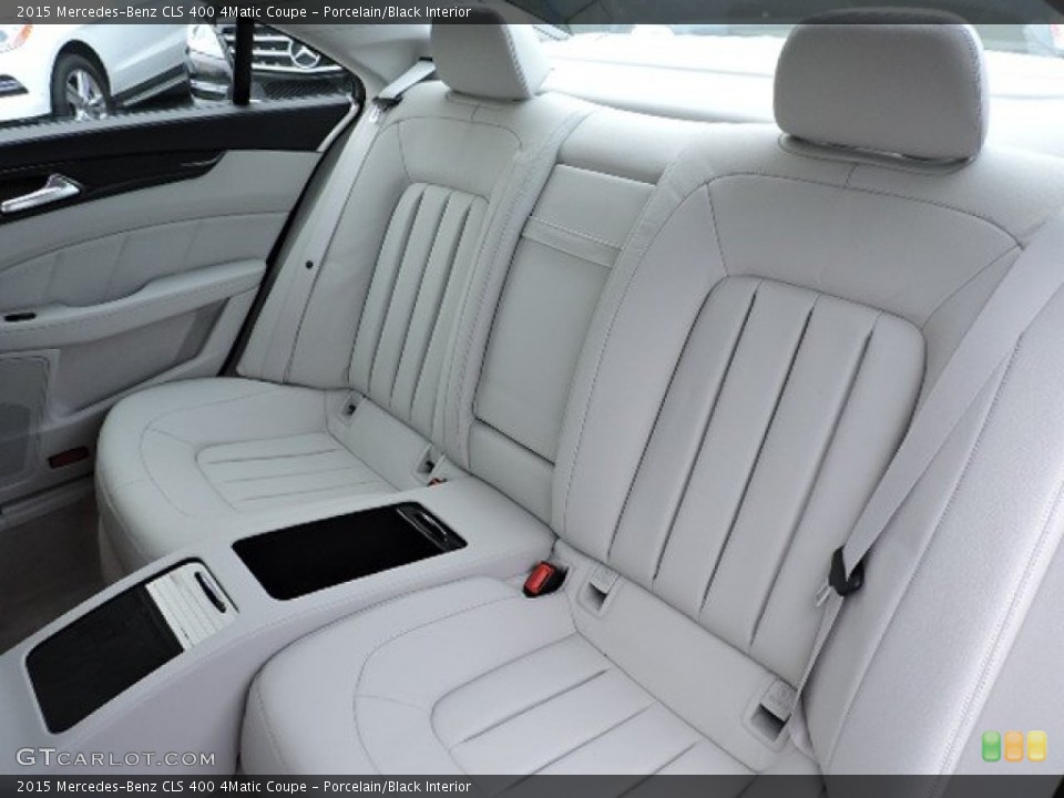 Porcelain/Black Interior Rear Seat for the 2015 Mercedes-Benz CLS 400 4Matic Coupe #109532592