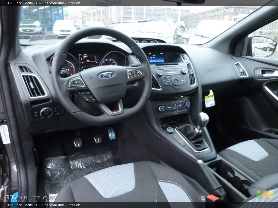Charcoal Black Interior Prime Interior for the 2016 Ford Focus ST #109538349