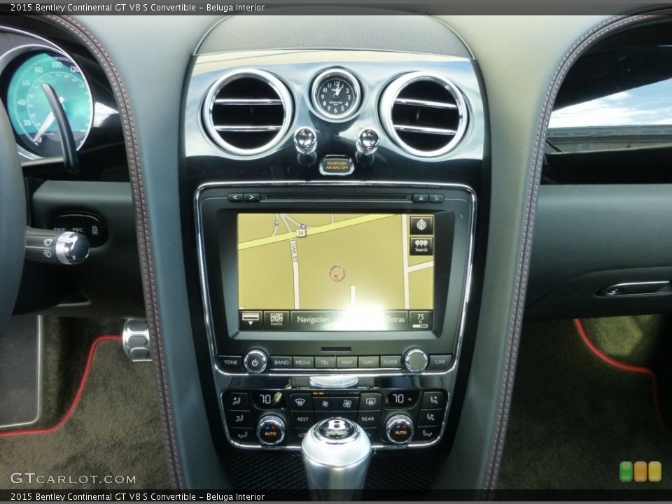 Beluga Interior Controls for the 2015 Bentley Continental GT V8 S Convertible #109540534