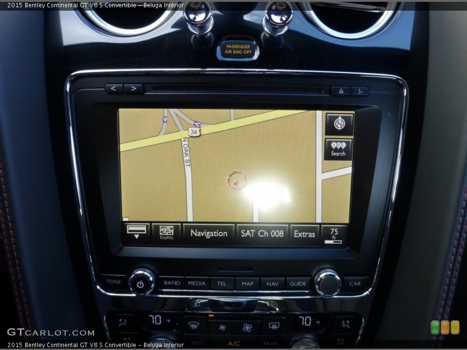 Beluga Interior Navigation for the 2015 Bentley Continental GT V8 S Convertible #109540542