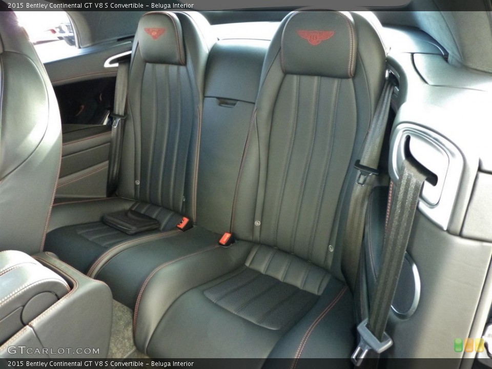 Beluga Interior Rear Seat for the 2015 Bentley Continental GT V8 S Convertible #109540572