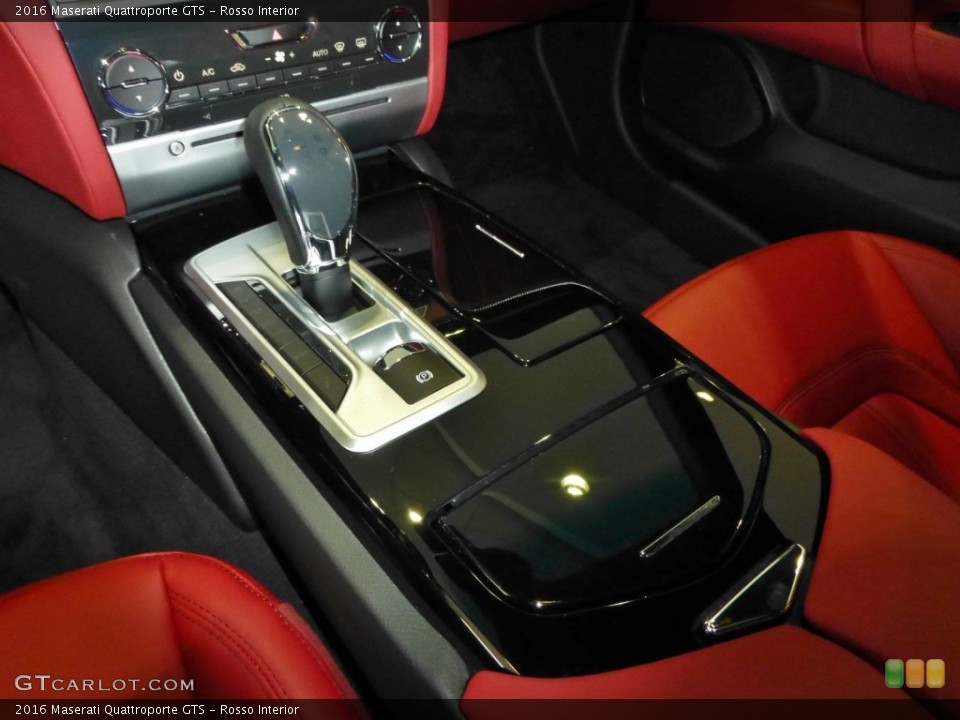 Rosso Interior Transmission for the 2016 Maserati Quattroporte GTS #109541154
