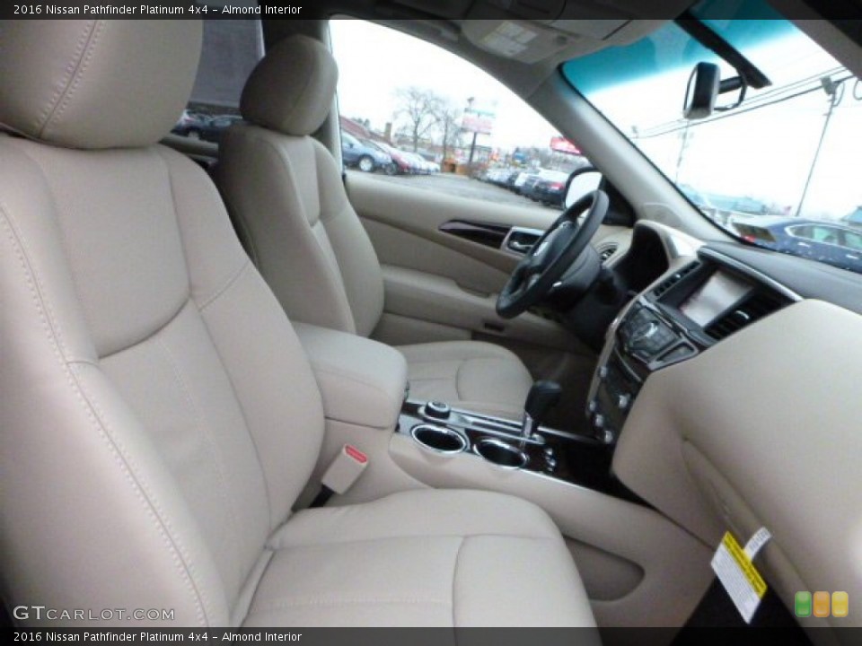 Almond Interior Front Seat for the 2016 Nissan Pathfinder Platinum 4x4 #109546042