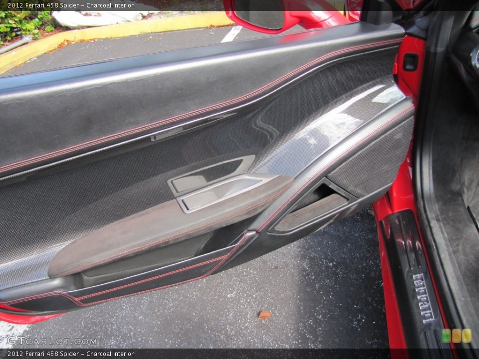 Charcoal Interior Door Panel for the 2012 Ferrari 458 Spider #109553113