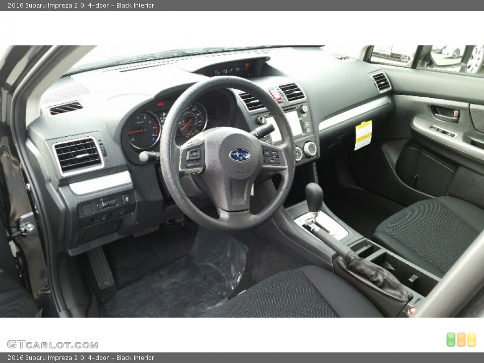 Black Interior Photo for the 2016 Subaru Impreza 2.0i 4-door #109561968