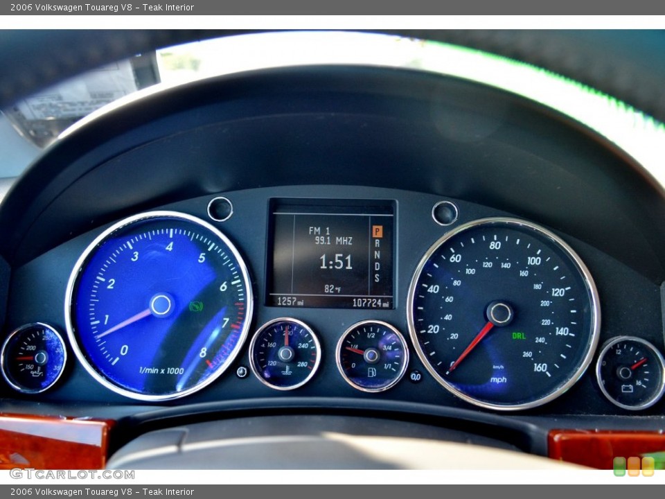 Teak Interior Gauges for the 2006 Volkswagen Touareg V8 #109570401