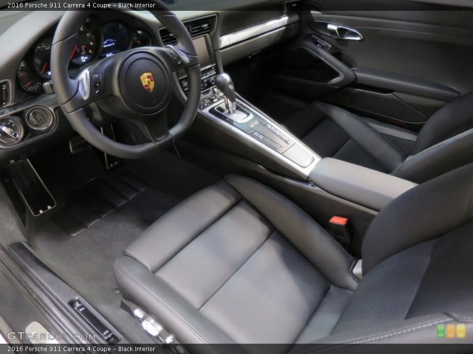Black Interior Prime Interior for the 2016 Porsche 911 Carrera 4 Coupe #109572756