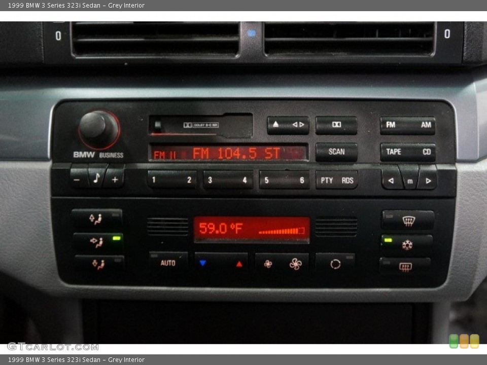 Grey Interior Controls for the 1999 BMW 3 Series 323i Sedan #109573850