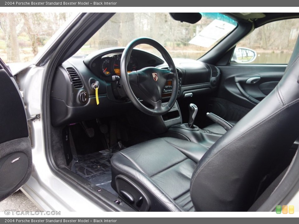 Black 2004 Porsche Boxster Interiors