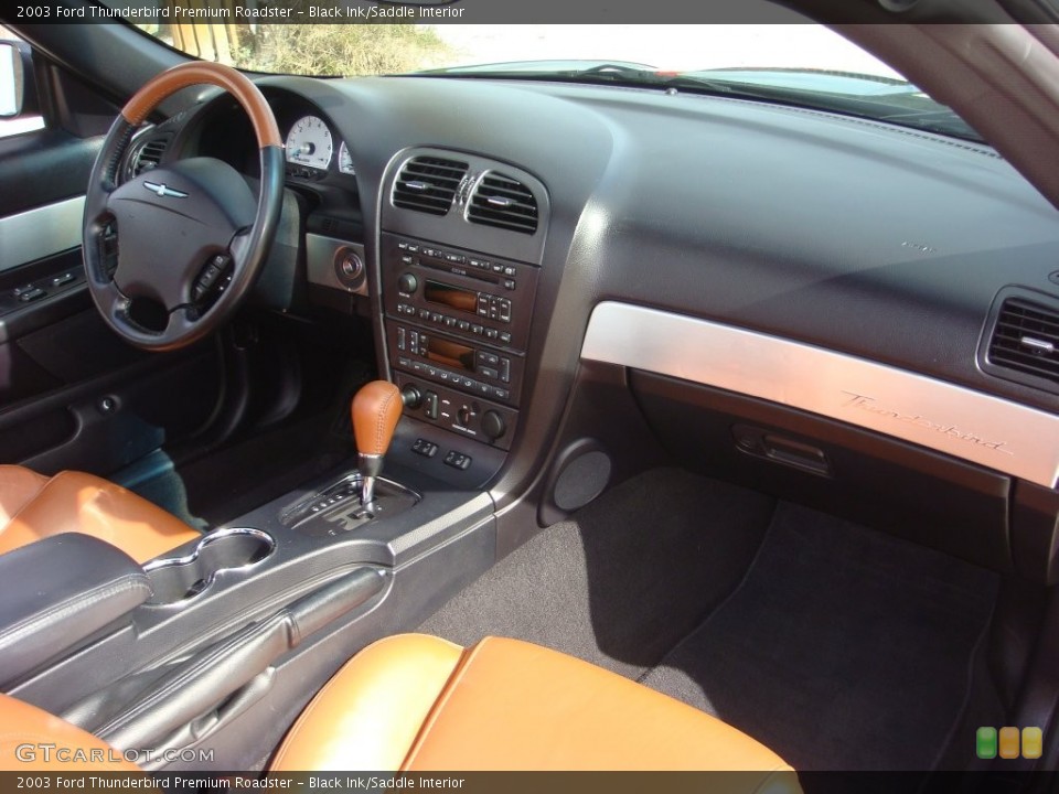 Black Ink/Saddle Interior Photo for the 2003 Ford Thunderbird Premium Roadster #109578589
