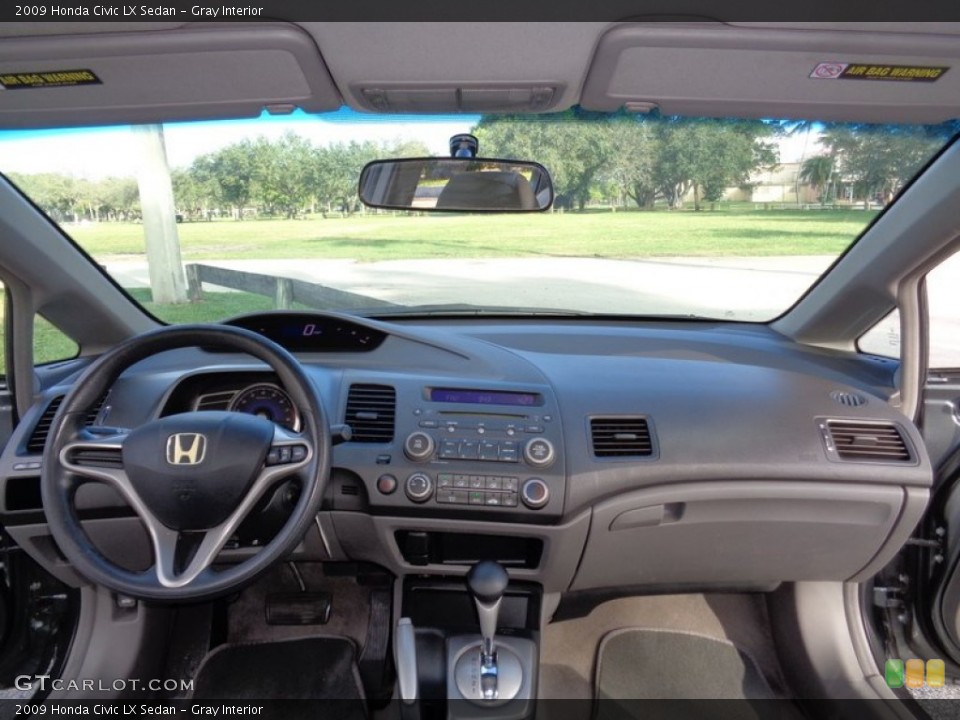 Gray Interior Dashboard for the 2009 Honda Civic LX Sedan #109579565