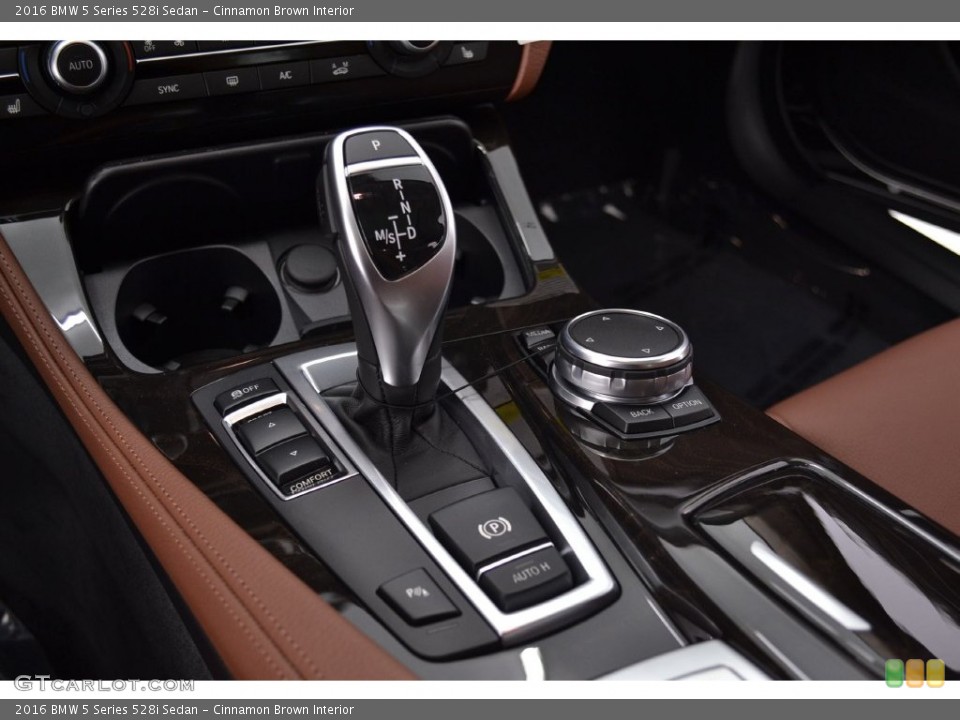 Cinnamon Brown Interior Transmission for the 2016 BMW 5 Series 528i Sedan #109586150