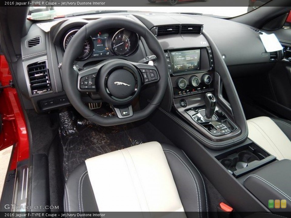 Jet/Ivory Duotone Interior Prime Interior for the 2016 Jaguar F-TYPE R Coupe #109592756