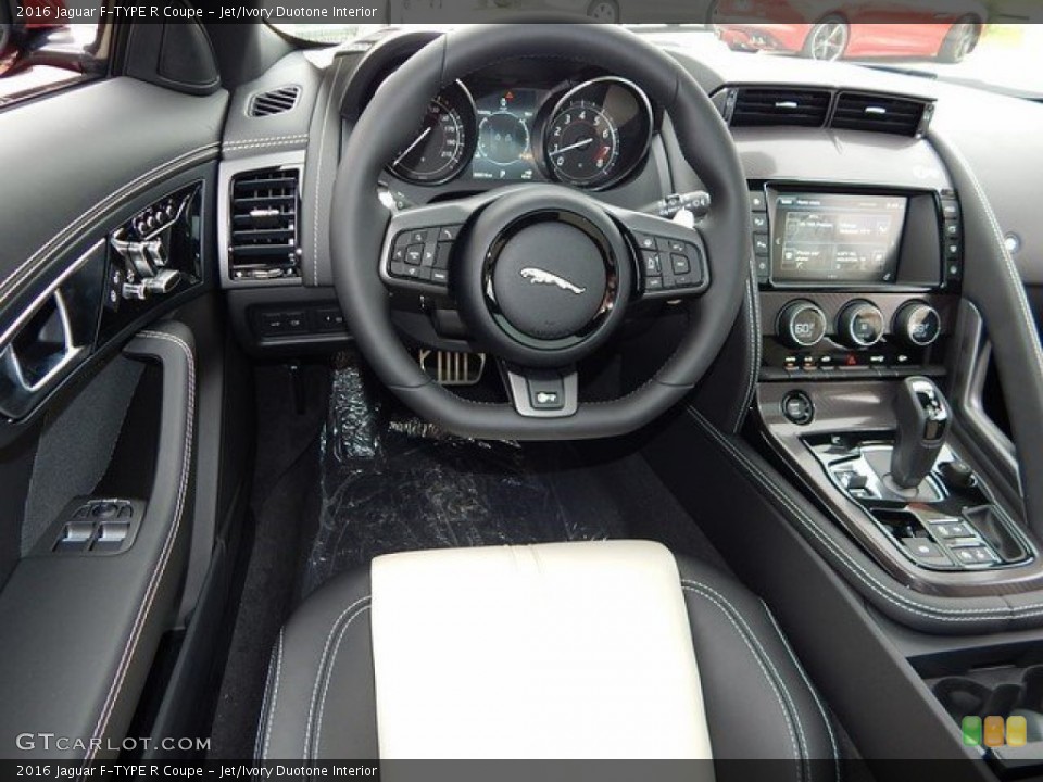 Jet/Ivory Duotone Interior Dashboard for the 2016 Jaguar F-TYPE R Coupe #109592969