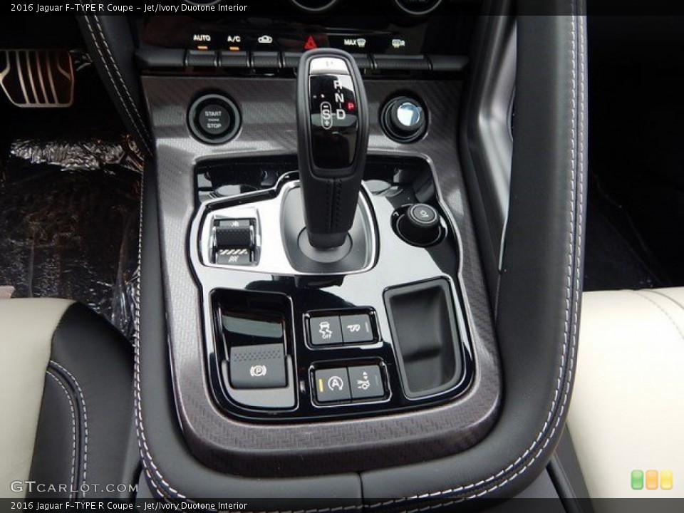 Jet/Ivory Duotone Interior Transmission for the 2016 Jaguar F-TYPE R Coupe #109593161