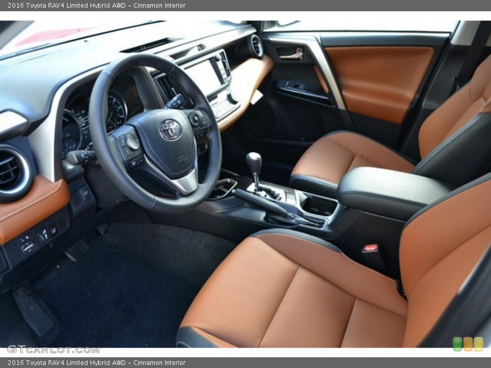 Cinnamon Interior Prime Interior for the 2016 Toyota RAV4 Limited Hybrid AWD #109603298