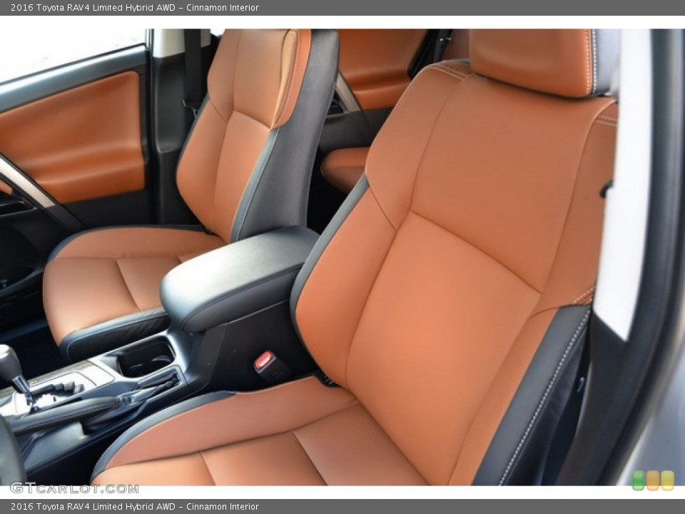 Cinnamon Interior Front Seat for the 2016 Toyota RAV4 Limited Hybrid AWD #109603356
