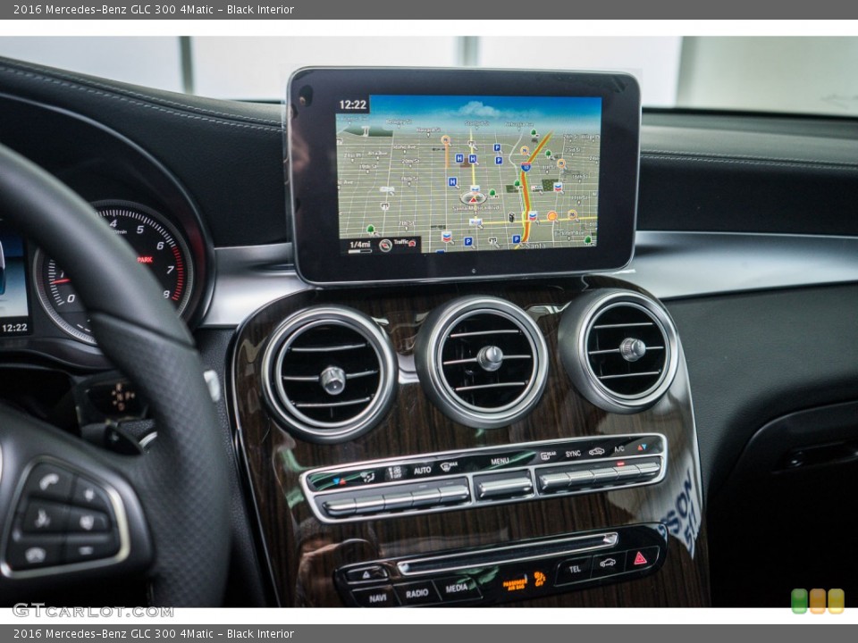 Black Interior Controls for the 2016 Mercedes-Benz GLC 300 4Matic #109616150