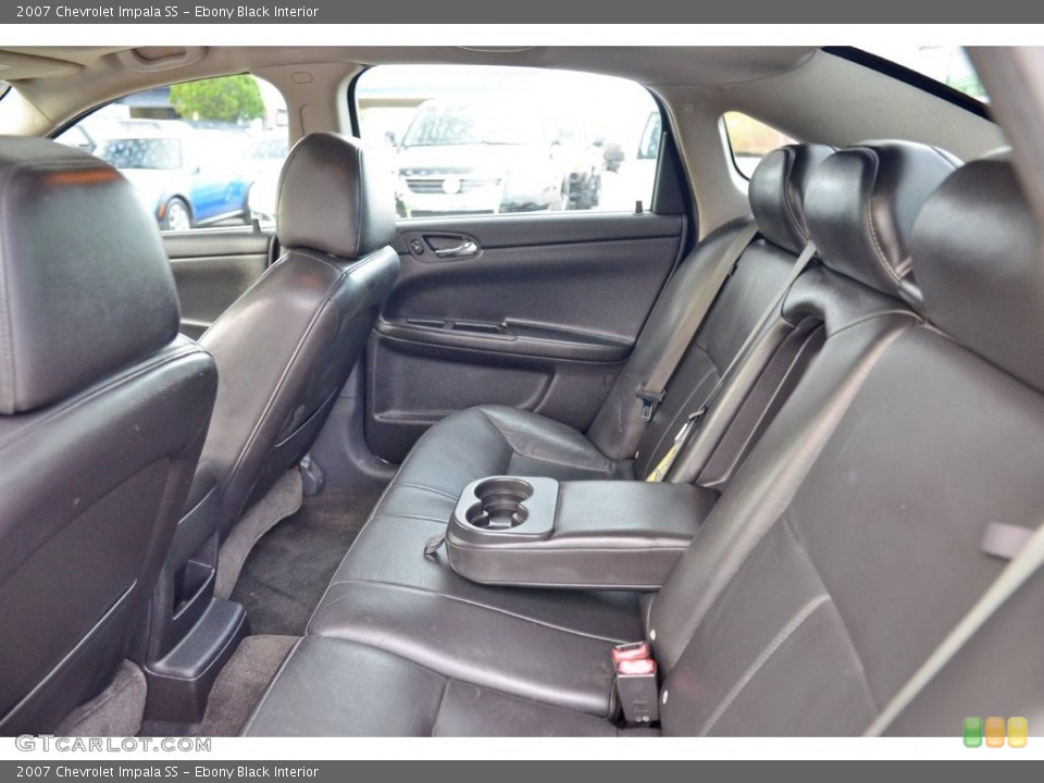 Ebony Black Interior Rear Seat for the 2007 Chevrolet Impala SS #109617869