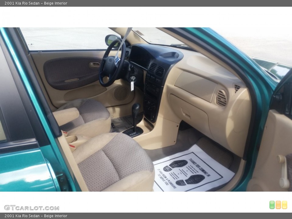 Beige Interior Photo for the 2001 Kia Rio Sedan #109635836
