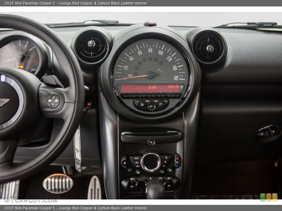 Lounge Red Copper & Carbon Black Leather Interior Dashboard for the 2015 Mini Paceman Cooper S #109639270