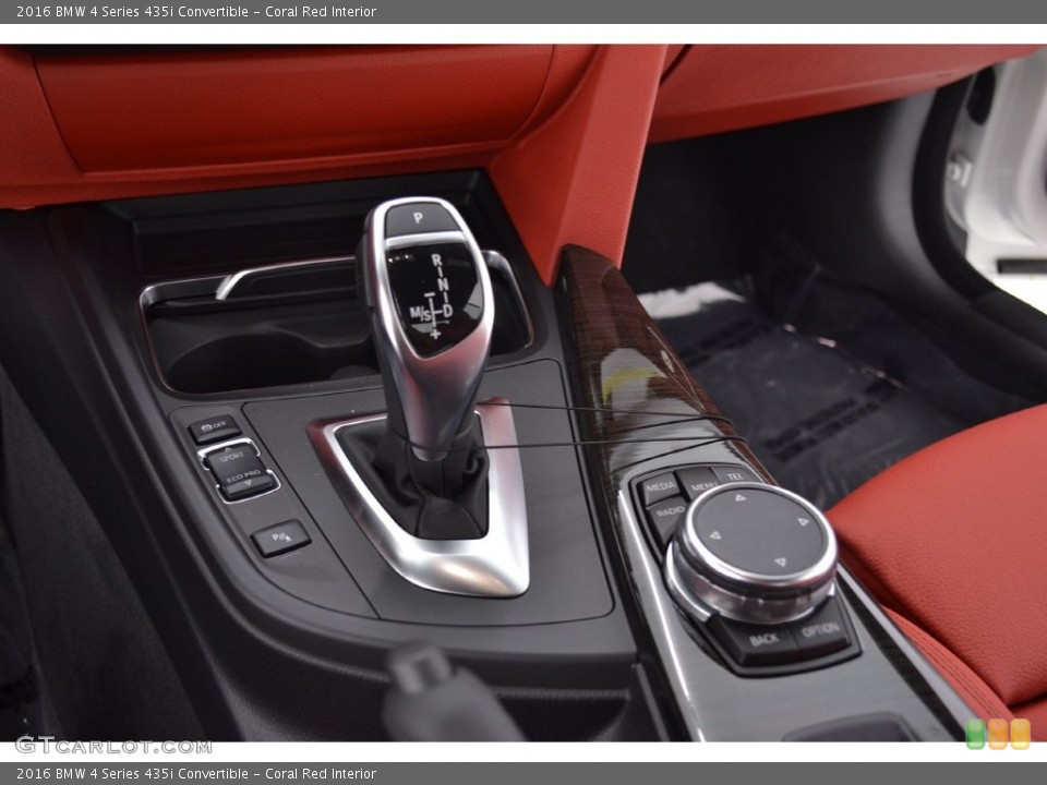Coral Red Interior Transmission for the 2016 BMW 4 Series 435i Convertible #109644958