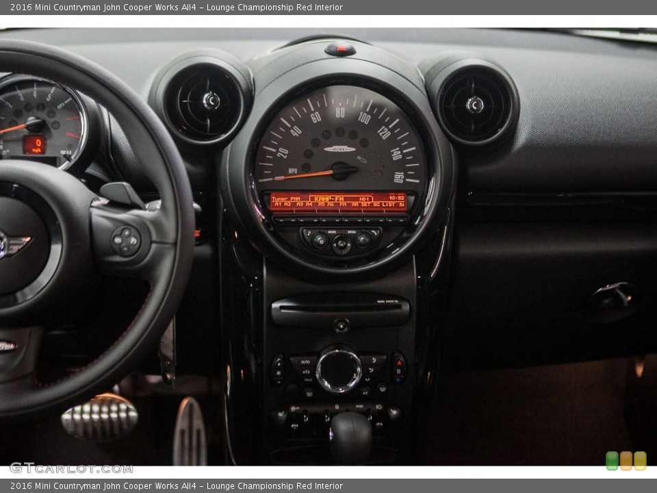 Lounge Championship Red Interior Controls for the 2016 Mini Countryman John Cooper Works All4 #109650718