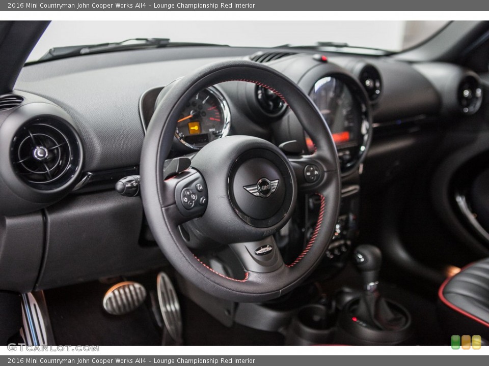 Lounge Championship Red Interior Controls for the 2016 Mini Countryman John Cooper Works All4 #109650754