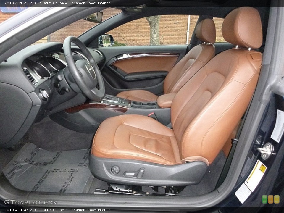 Cinnamon Brown Interior Photo for the 2010 Audi A5 2.0T quattro Coupe #109654713