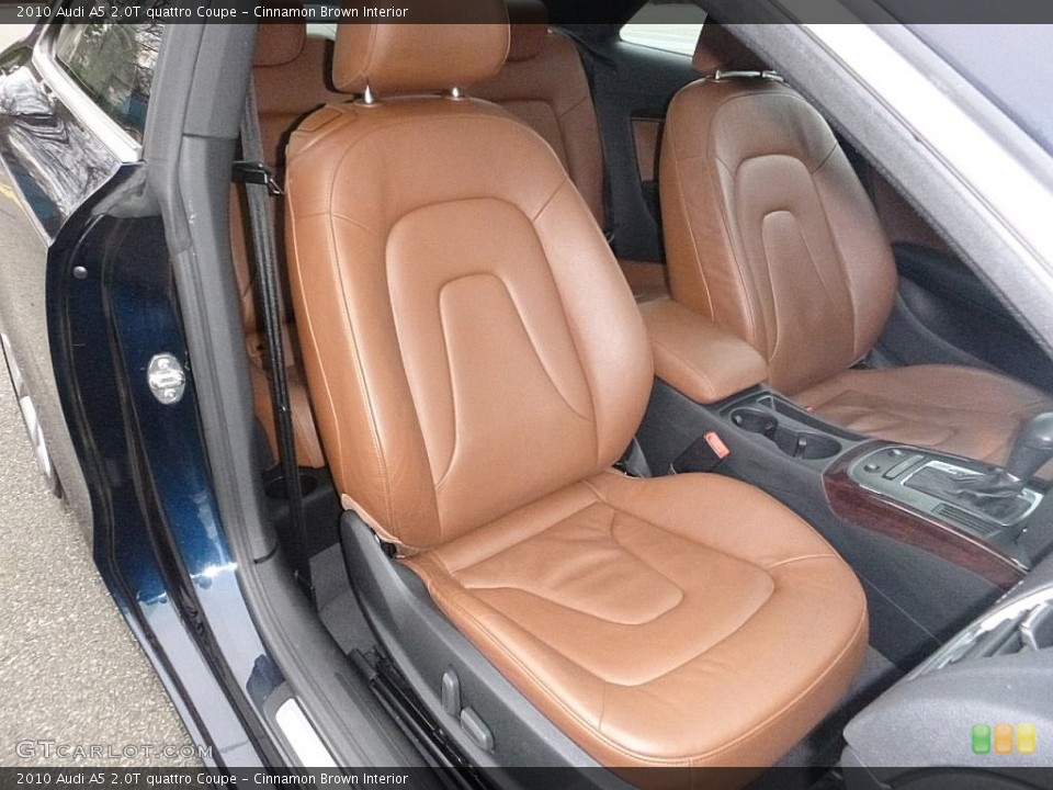 Cinnamon Brown Interior Front Seat for the 2010 Audi A5 2.0T quattro Coupe #109654785