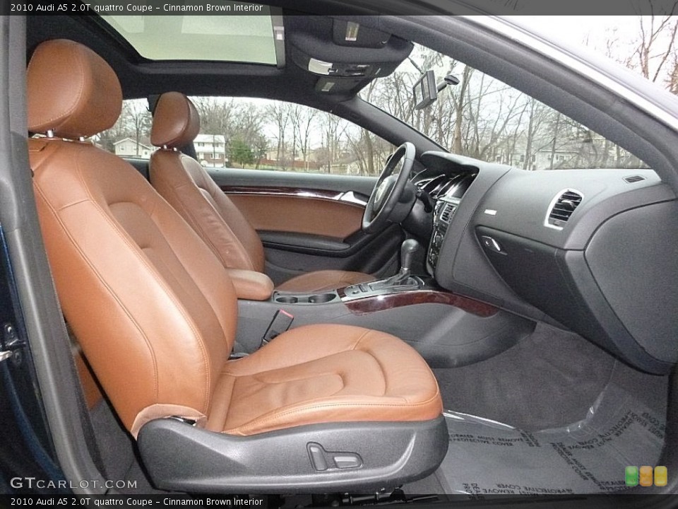 Cinnamon Brown Interior Front Seat for the 2010 Audi A5 2.0T quattro Coupe #109654812