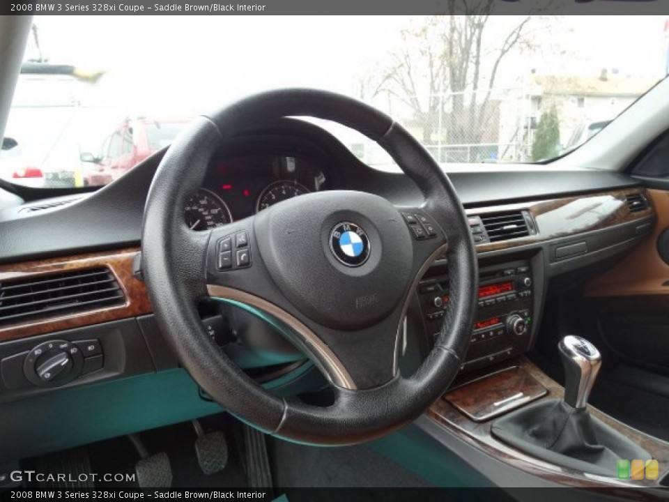 Saddle Brown/Black Interior Dashboard for the 2008 BMW 3 Series 328xi Coupe #109660386