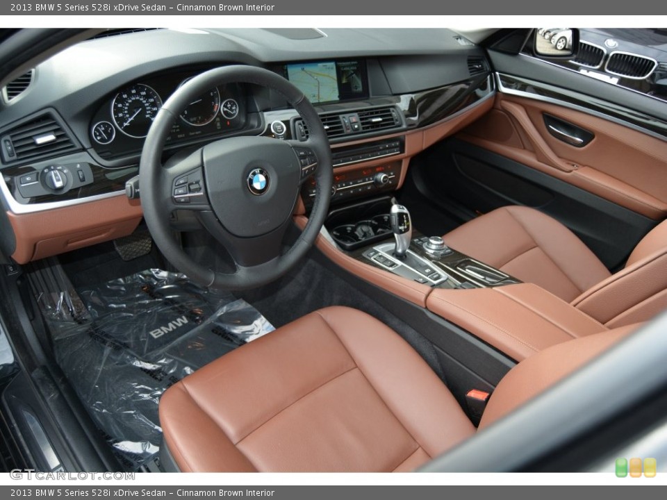 Cinnamon Brown Interior Photo for the 2013 BMW 5 Series 528i xDrive Sedan #109665899