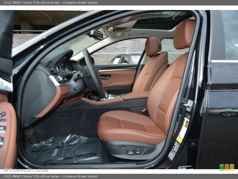 Cinnamon Brown Interior Front Seat for the 2013 BMW 5 Series 528i xDrive Sedan #109665923