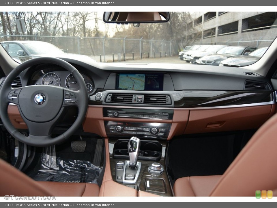 Cinnamon Brown Interior Dashboard for the 2013 BMW 5 Series 528i xDrive Sedan #109665989