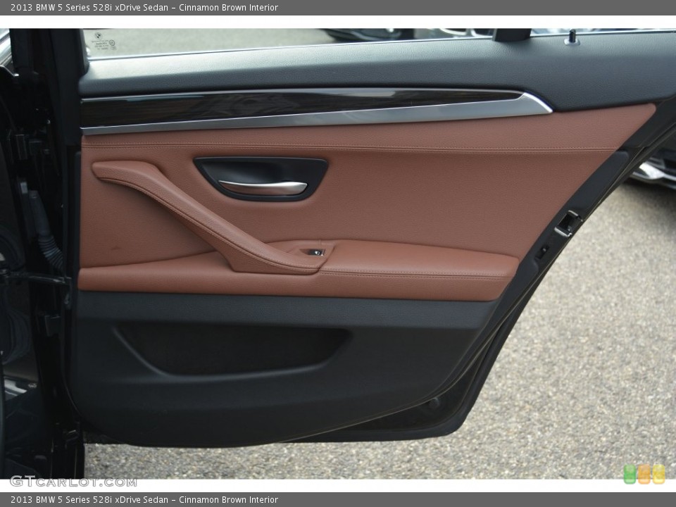 Cinnamon Brown Interior Door Panel for the 2013 BMW 5 Series 528i xDrive Sedan #109666205